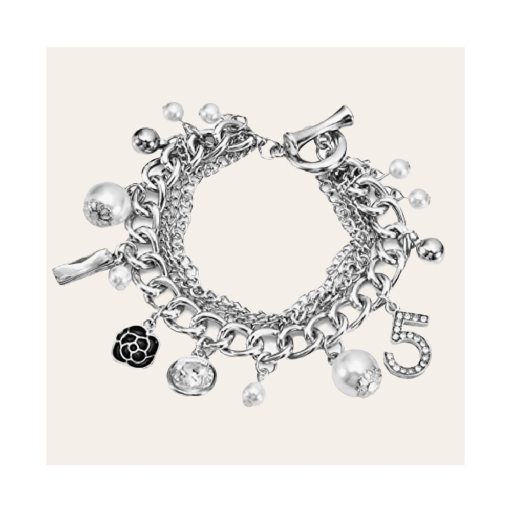 Silver Inspired Charm Bracelet